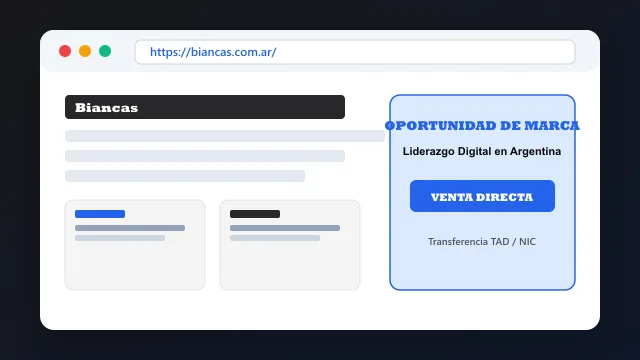 Modelo de aplicación comercial y proyectos digitales para biancas.com.ar